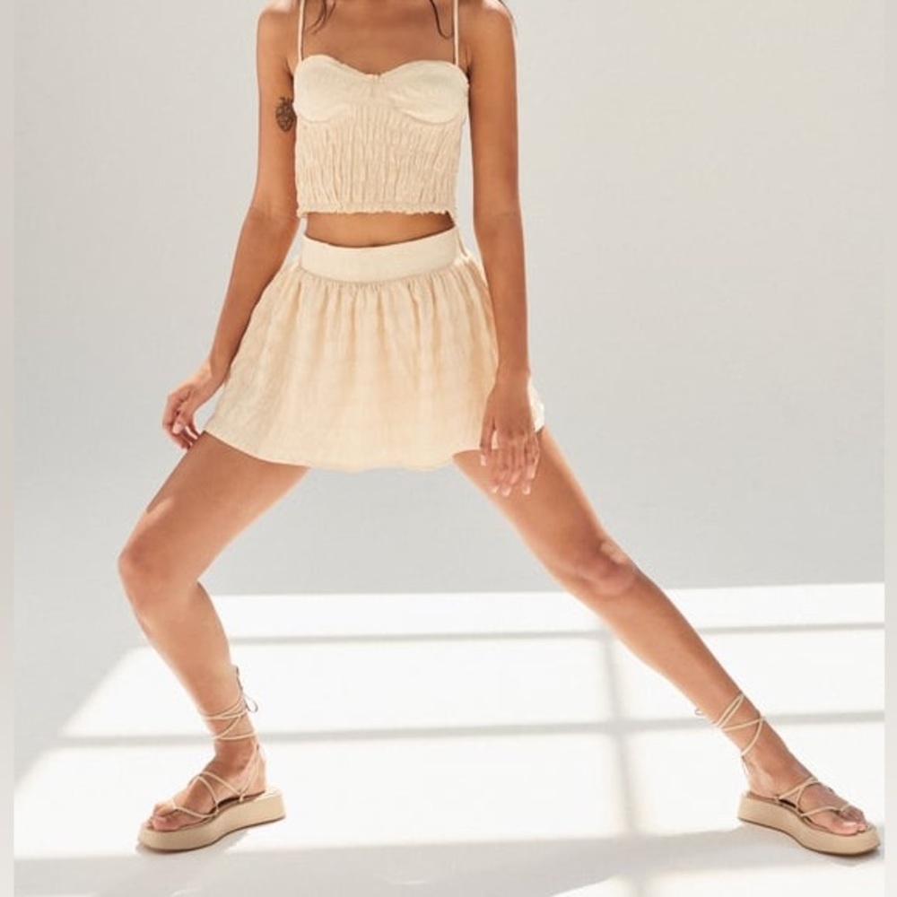 ZARA Textured weave Mini skirt